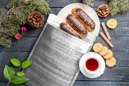 Self-adhesive foil insulated bags 2