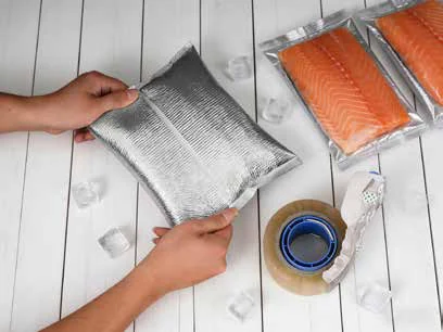 Open-top foil insulated bags 2