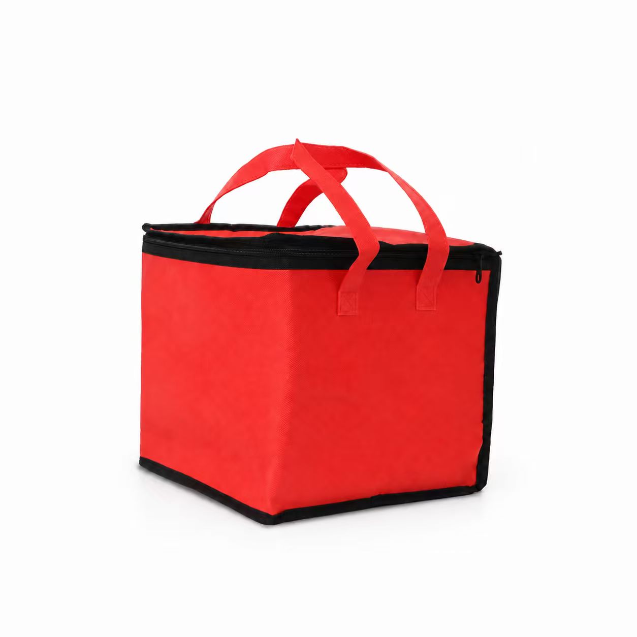 Red bakery cooler bags — Catalog scene