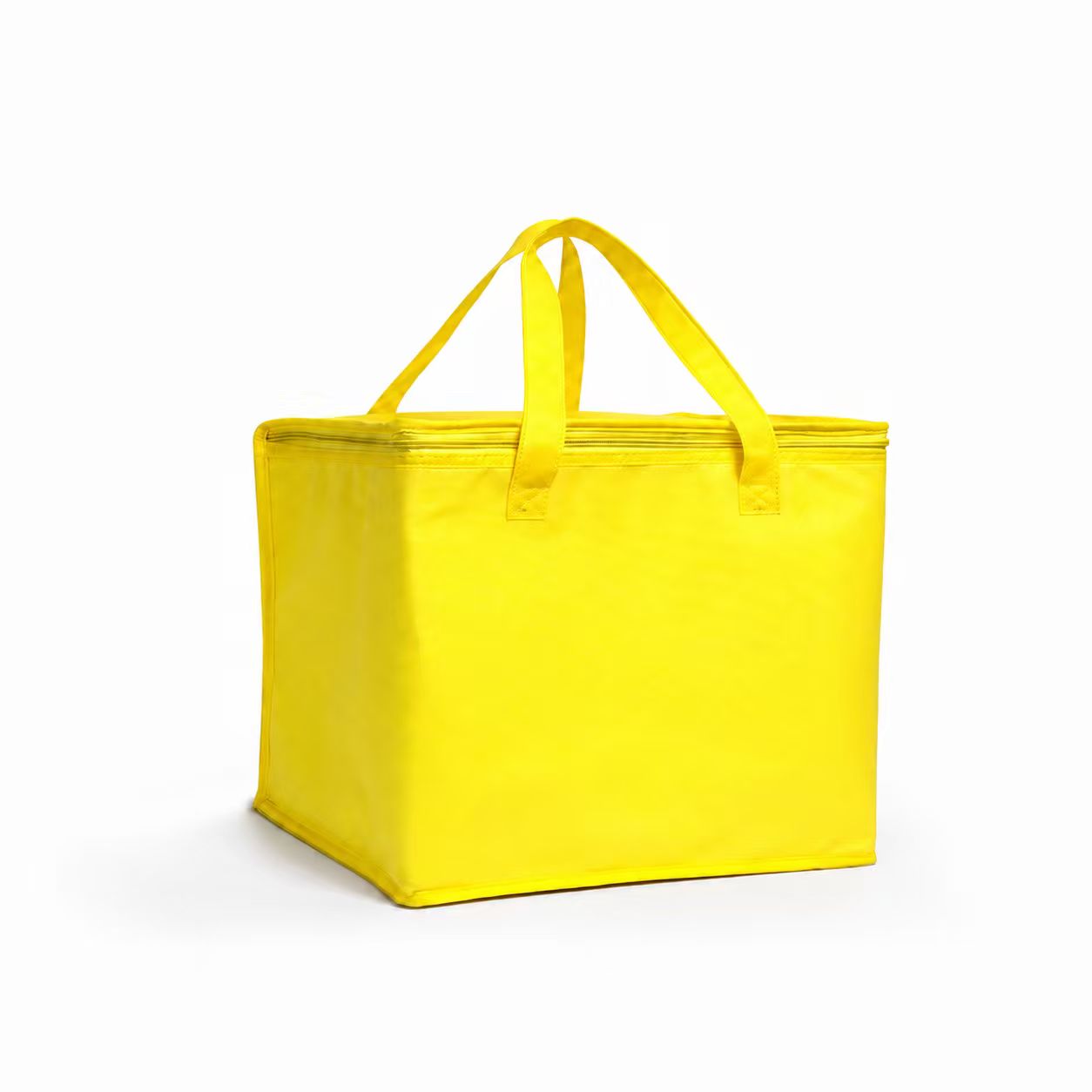 Yellow bakery cooler bags — Packing application