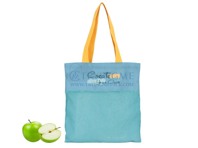 Custom cotton & polyester mesh bags — reference design