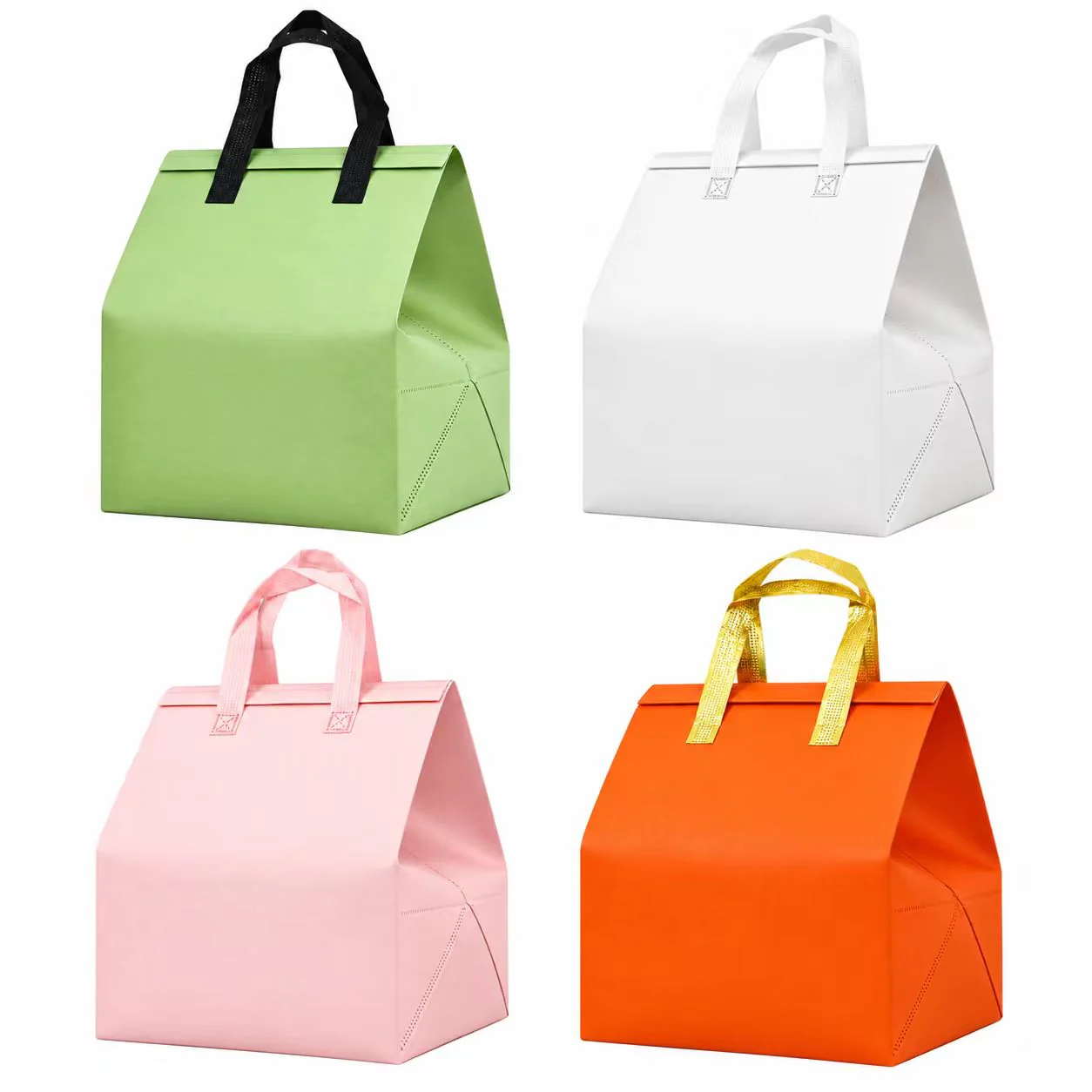 Cake self-seal insulated bags — Product form & construction