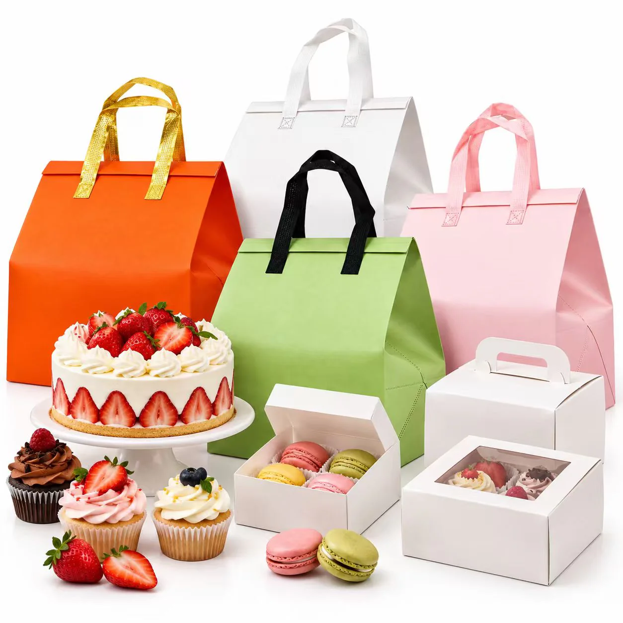 Cake self-seal insulated bags — Material & seam detail