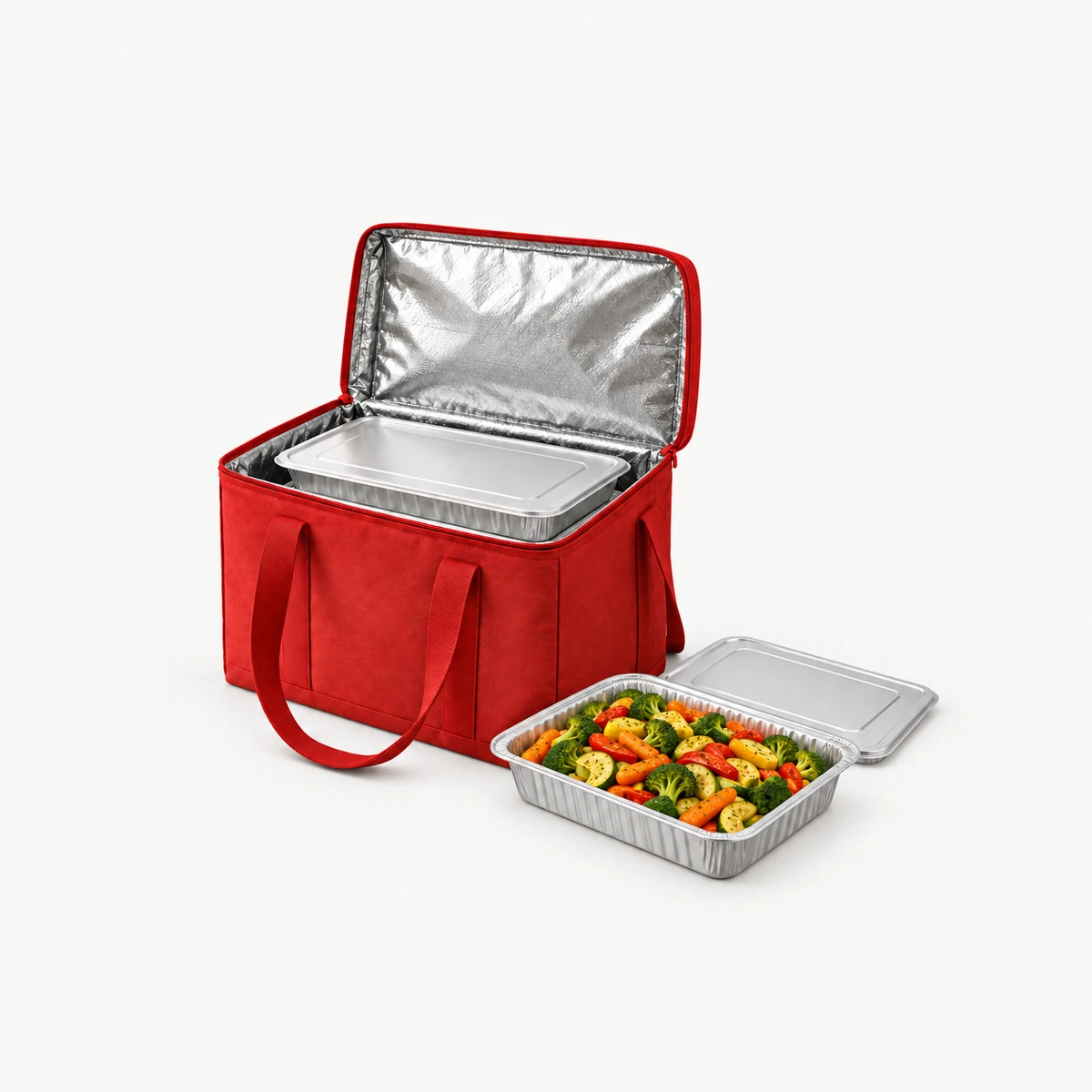 Catering tray delivery bag — Packing application