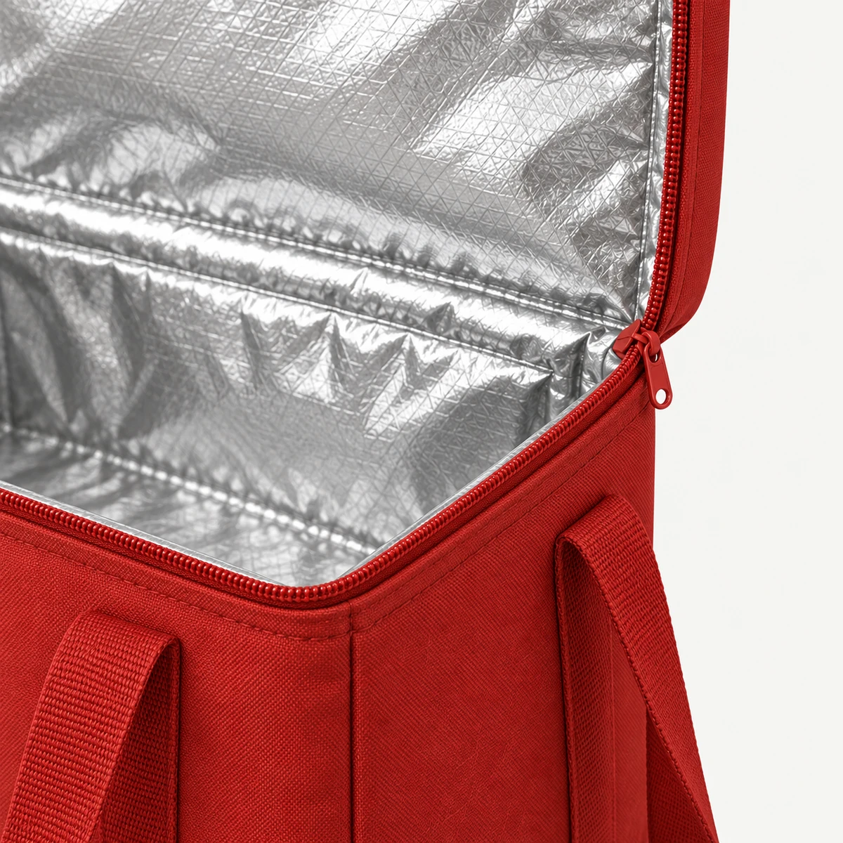 Catering tray delivery bag — Material & seam detail